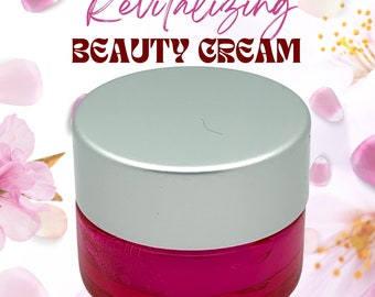 Revitalizing BEAUTY CREAM, anti agying  improve radiance for oily or normal skin. Natural, Vegan skincare for beautiful you.