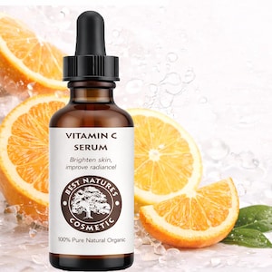 Sérum de vitamina C: Cuidado natural y vegano para una piel radiante.
