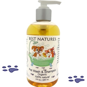 Organic Pet Wash and Shampoo for our Furry Friends (Dogs, Cats, Hamsters, Guinea pig and etc.)