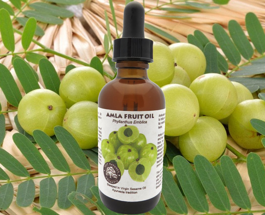 Amla Fruit Oil strengthens hair, reduce premature pigment loss from h…