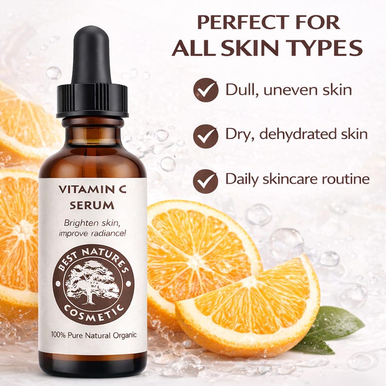 Vitamine C-serum: natuurlijke veganistische huidverzorging voor een stralende uitstraling afbeelding 2