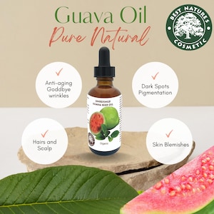 Organic Guava Seed Oil: Cold-Pressed Skin & Hair Moisturizer image 9