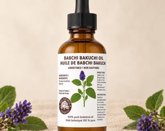 100% Pure Bakuchi (Babchi) Oil – Cold Pressed, Wild Harvested, Unrefined
