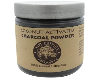 Coconut Activated Charcoal Powder: Natural Teeth Whitening & Detox