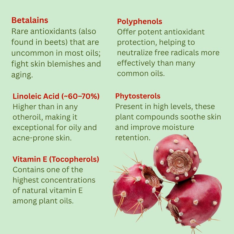Organisk fikonkaktusfröolja – kallpressat anti-aging ansiktsserum bild 8