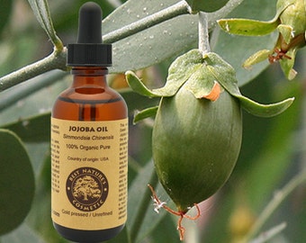 Olio di Jojoba Vergine Biologico Puro al 100%. Idratante naturale per pelle e capelli.