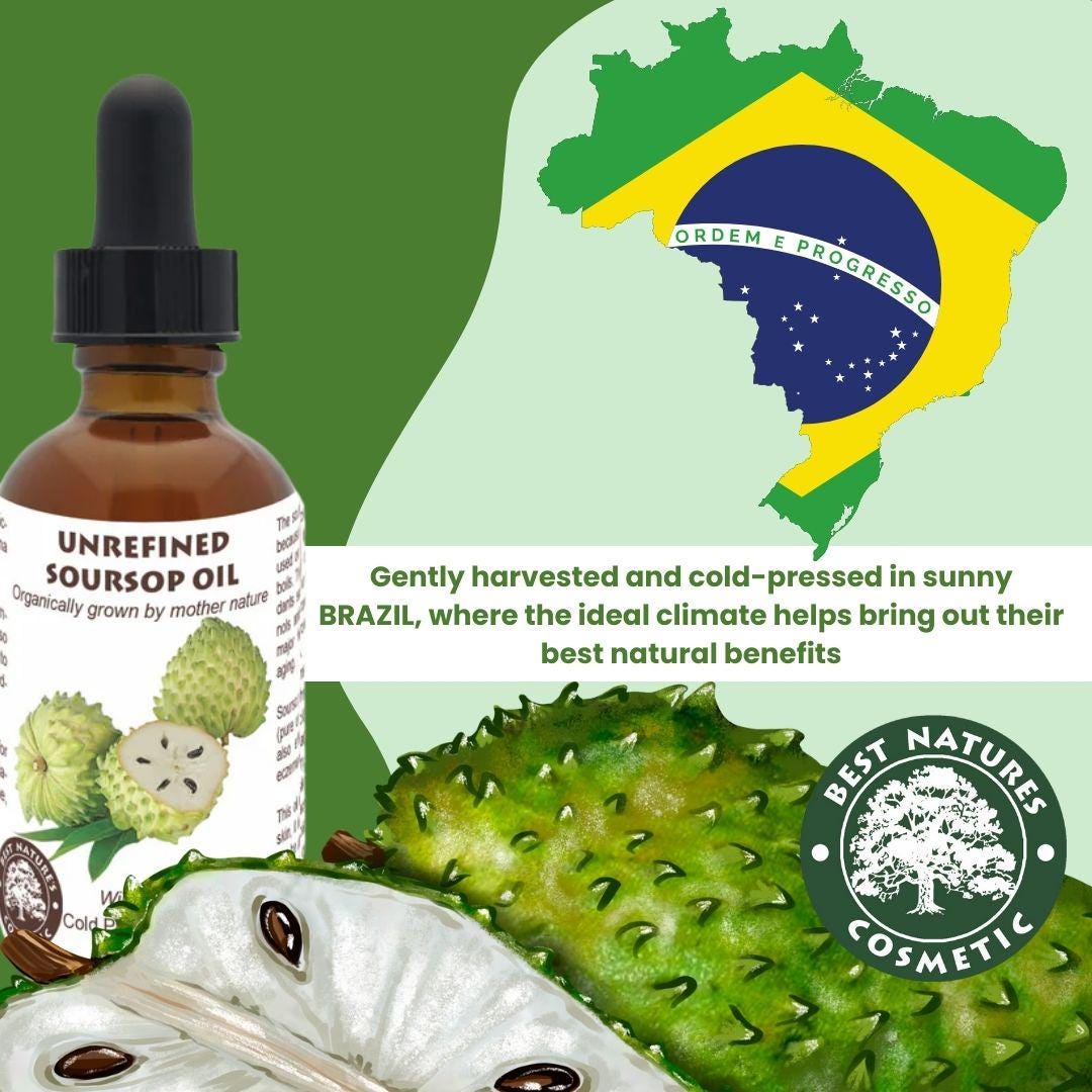 Potter's Garden Botanicals Organic Graviola Extract – Soursop / Guanabana – 2 Oz – Hair Skin Nails