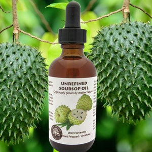 Virgin Soursop Graviola Guanabana  Oil (organic, undiluted, unrefined)