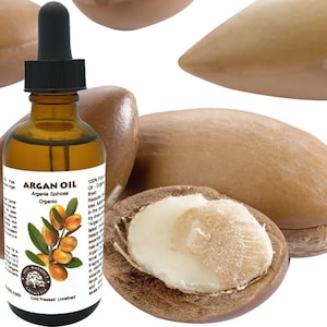 100% Pure Virgin Moroccan Argan Oil (Organic, Cold Pressed, Unrefined)