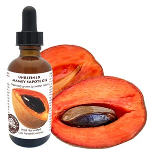 Mamey Sapote  Oil for dry, curly hair, help keep hair and scalp  hydrated, restores dry or chemically relaxed hair.