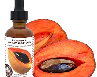 Mamey Sapote  Oil for dry, curly hair, help keep hair and scalp  hydrated, restores dry or chemically relaxed hair.