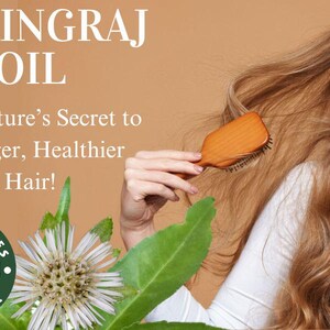 Bhringraj Oil, Ayurvedic Hair Growth Treatment image 9