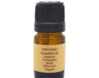 Organic Oregano Essential Oil, Steam Distilled in Morocco, 5 ml, 10 ml or 15 ml