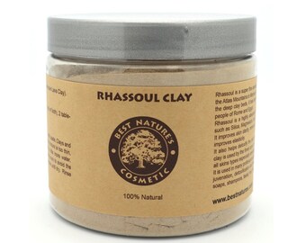 Moroccan Rhassoul, Lava Clay. Face Mask. Body wrap.
