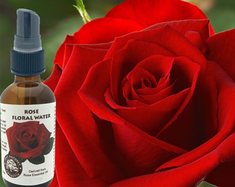 Rose Floral Water (Hydroflorate or Hydrosol) for use in toners, lotions, creams, clay masks after sun spray formulations.