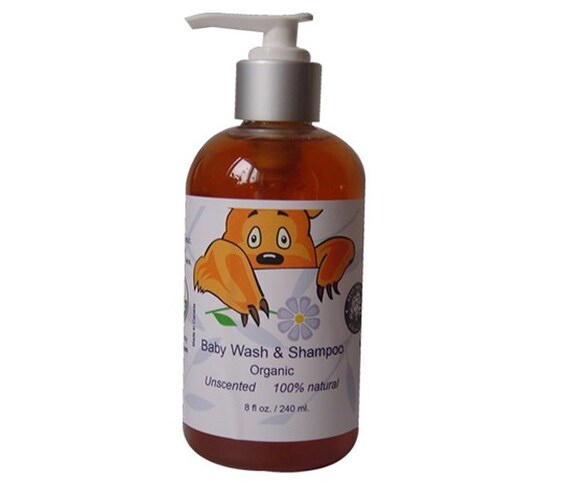 organic babies baby wash & shampoo