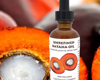 BATANA OIL pure, wild grown strengthens hair, restoring vitality to dry and damaged hairs, reduce hair loss...