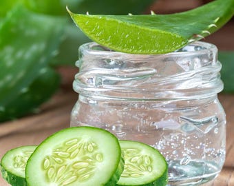 Ooggel met hyaluronzuur komkommer: rustgevende botanische crème voor onder de ogen