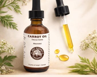 Met wortelwortel doordrenkte jojoba-olie | Natuurlijke glow gezichtsolie voor de droge huid