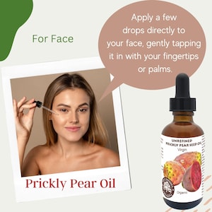 Organisk fikonkaktusfröolja – kallpressat anti-aging ansiktsserum bild 6