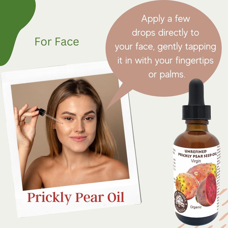 Organisk fikonkaktusfröolja – kallpressat anti-aging ansiktsserum bild 6