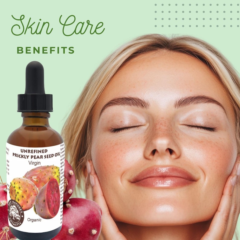 Organisk fikonkaktusfröolja – kallpressat anti-aging ansiktsserum bild 4