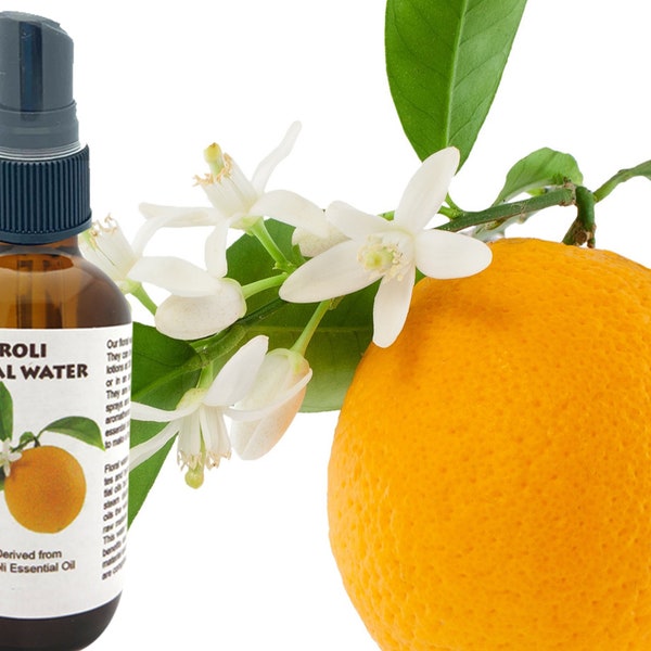 Neroli bloemenwater (Hydroflorate of Hydrosol) voor gebruik in toners, lotions, crèmes, kleimaskers after sun spray-formuleringen.