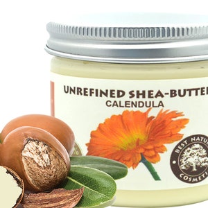 Unrefined Shea Calendula Butter  5 fl oz/150ml