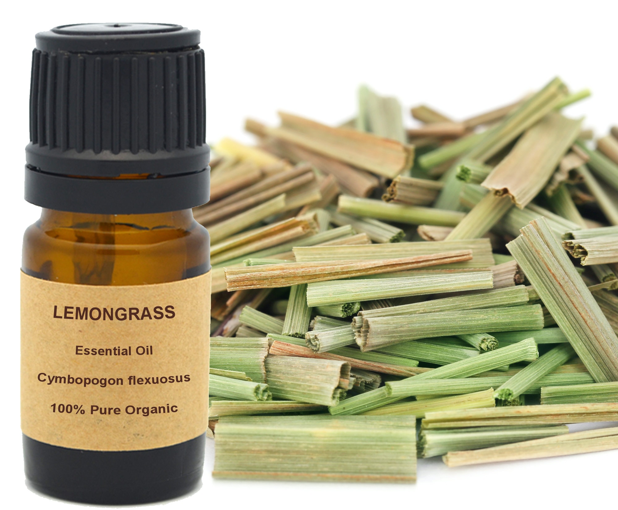 Lemongrass Essential  Oil Organic 5ml, 10 ml or 15 ml