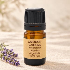 Óleo Essencial de Lavanda, Destilado a Vapor em Barreme, França, 15ml