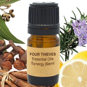 Miscela sinergica di oli essenziali Four Thieves. 0,5 oz / 15 ml
