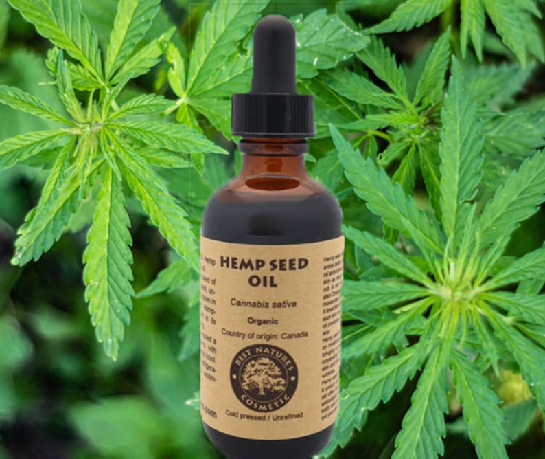 100% Pure Hemp Seed Oil organic, cold pressed, unrefined image 1