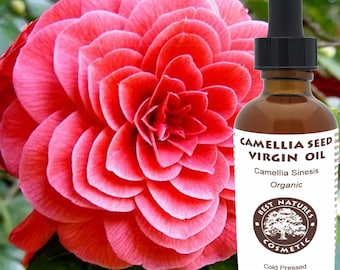 Aceite de semilla de camelia (orgánico, prensado en frío) para una piel y un cabello sedosos y suaves.