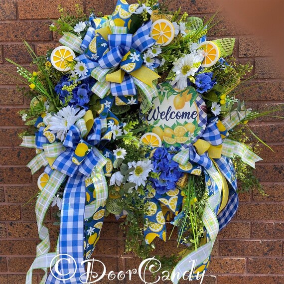 Spring Wreath - Wreath - Door Decor - Mesh Wreath - Premium Wreath