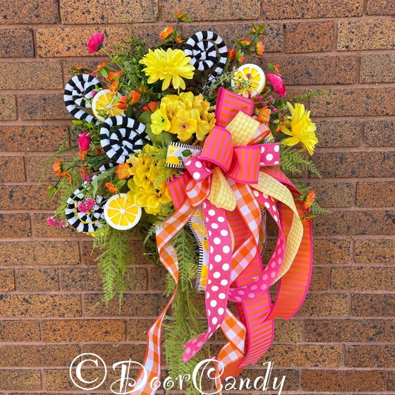 Spring Wreath - Wreath - Door Decor - Moss Basket Wreath - Premium Wreath