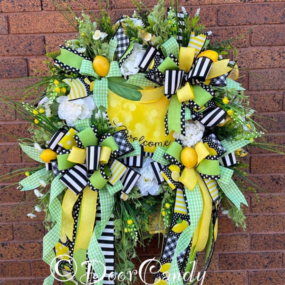 Spring Wreath - Wreath - Door Decor - Mesh Wreath - Premium Wreath