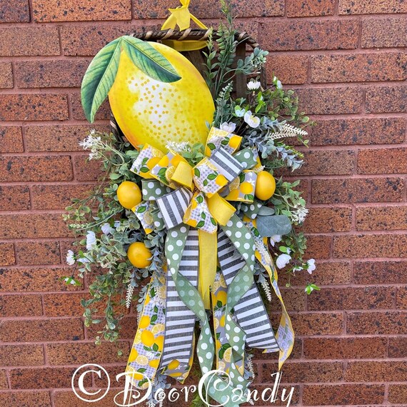 Spring Wreath - Wreath - Door Decor - Tobacco Basket Wreath - Premium Wreath