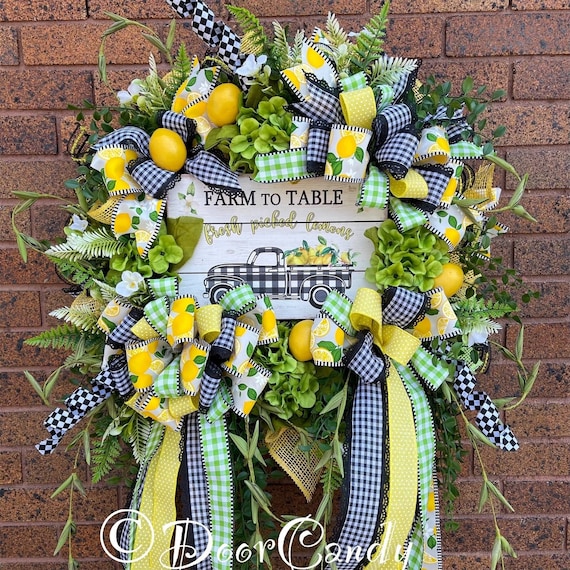 Spring Wreath - Wreath - Door Decor - Mesh Wreath - Premium Wreath