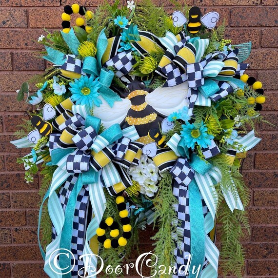 Spring Wreath - Wreath - Door Decor - Mesh Wreath - Premium Wreath