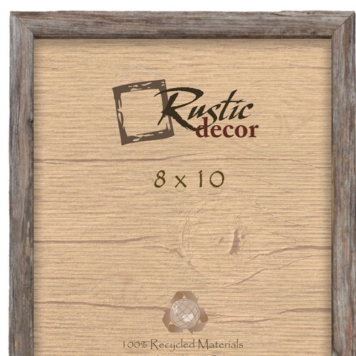 8x10 1 Wide Rustic Barn Wood Deep Inset Photo Frame Etsy