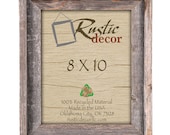 8x10 -2 quot wide Rustic Barn Wood Signature Photo Frame