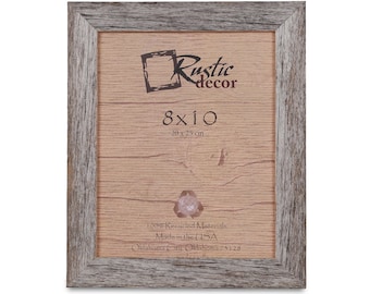 8x10 -1.5" wide Rustic Barn Wood Standard Photo Frame