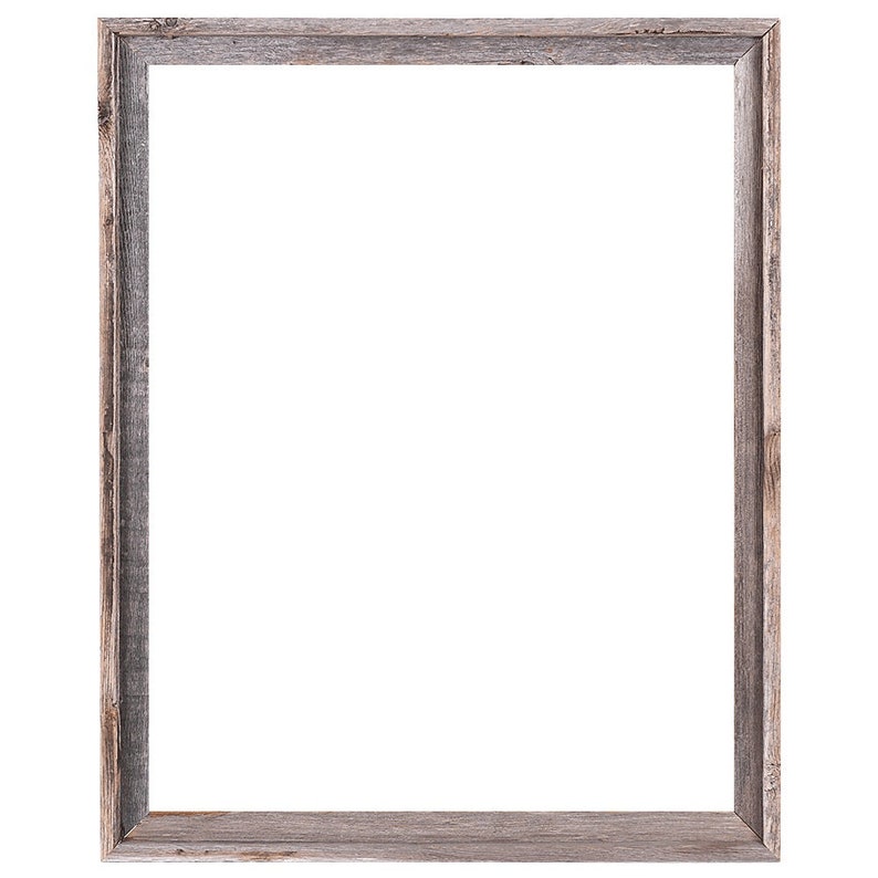 22x28 2 wide Barnwood Reclaimed Wood Open Frame No Etsy