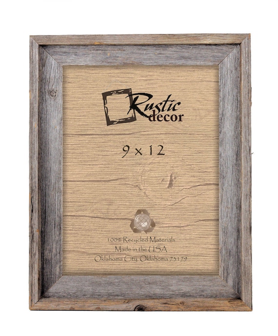 9x12 2 Wide Rustic Barn Wood Signature, Rustic Wooden Frames Nz