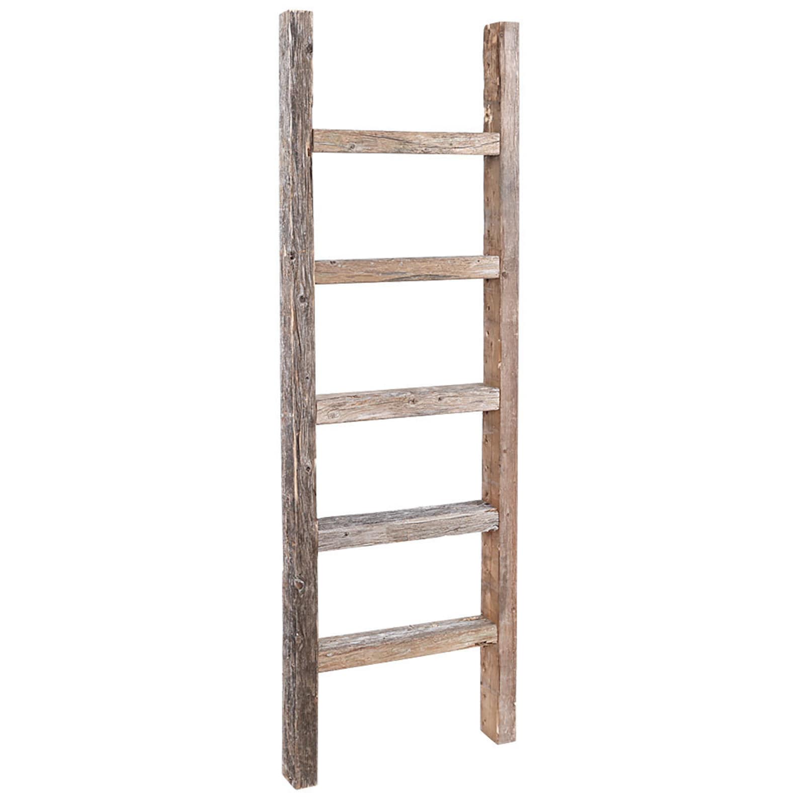 Decorative Ladder Reclaimed Old Wooden Ladder 4 Foot Rustic Etsy