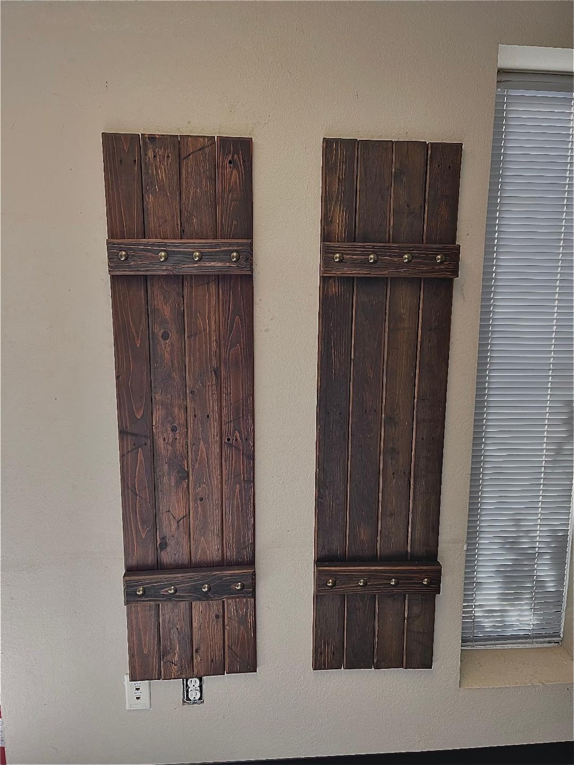 Rustic Farmhouse Board and Batten Style Shutters Beautiful Etsy