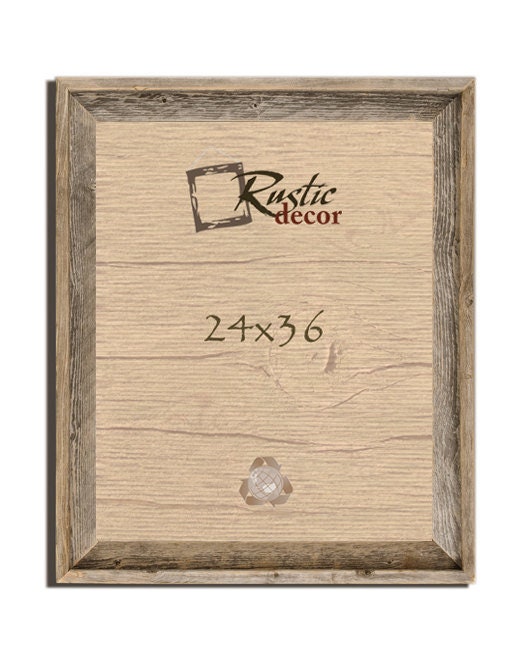 16x24 Frame, 16x24 Rustic Frame, 16x24 Picture Frame, Wood Picture