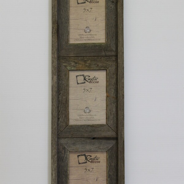 Triple 5x7 Frame Etsy