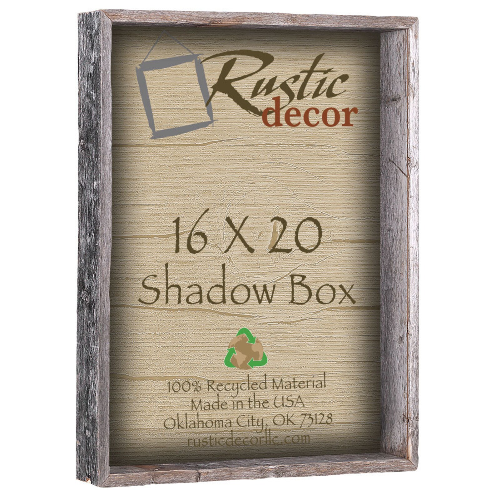 16x20 3 Deep Rustic Barn Wood Collectible Shadow Box - Etsy