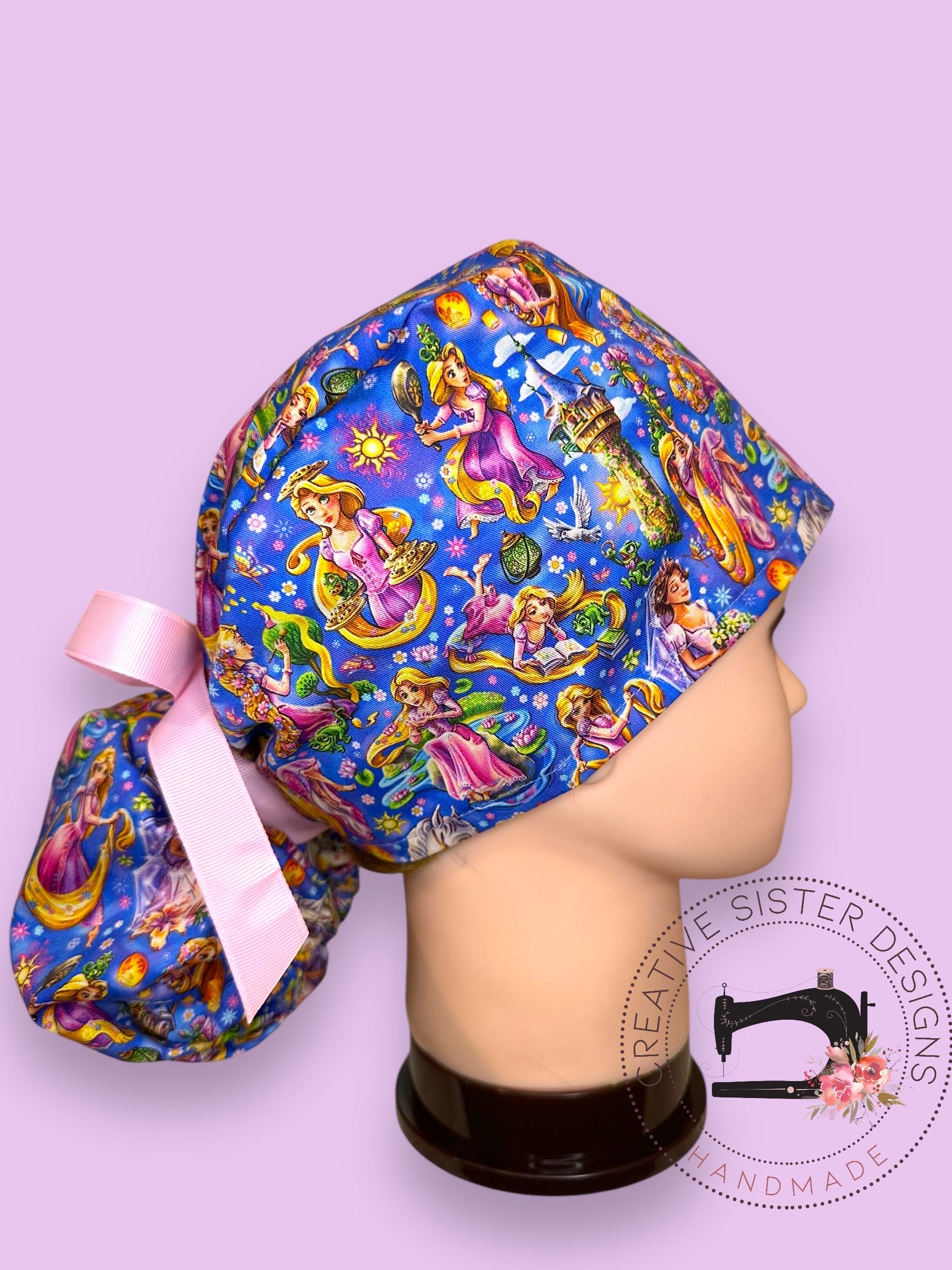 OR surgical caps (3) Bundle - Princess, hot air balloon, & Medical Prints Disney Scrub Caps | Pixar & Princess Theatre Hats | Medicus  main image 4